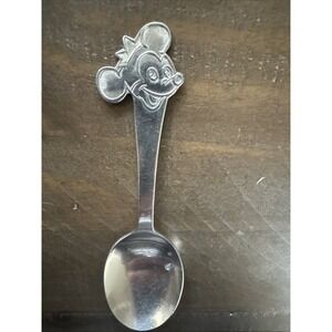 Vintage Walt Disney Prod. Mickey Mouse Stainless Child's Spoon RARE
